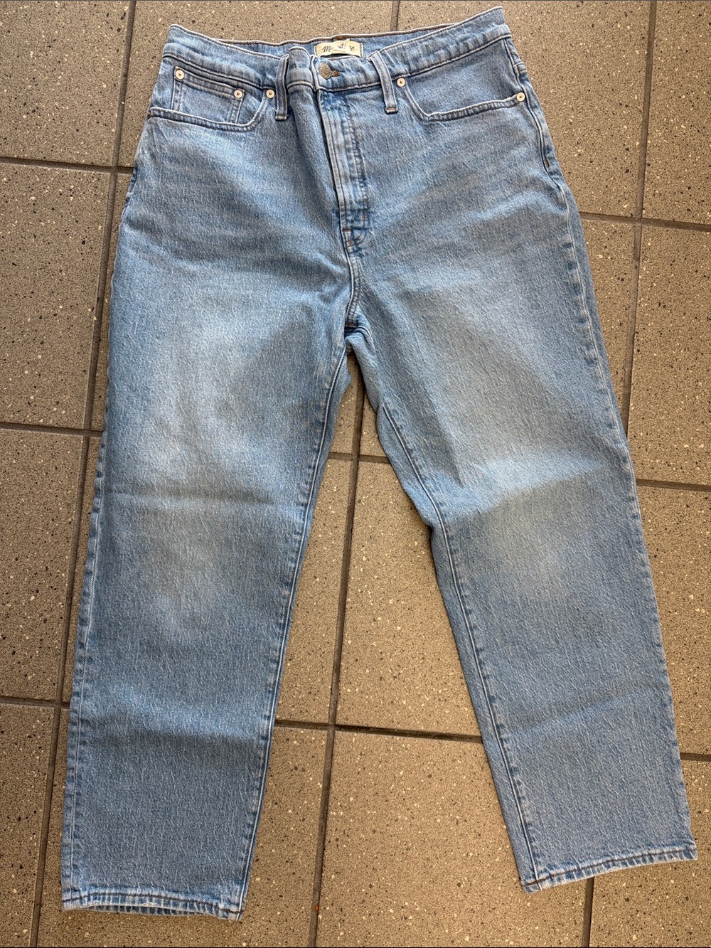 Madewell Women's Relaxed Light Blue Jeans